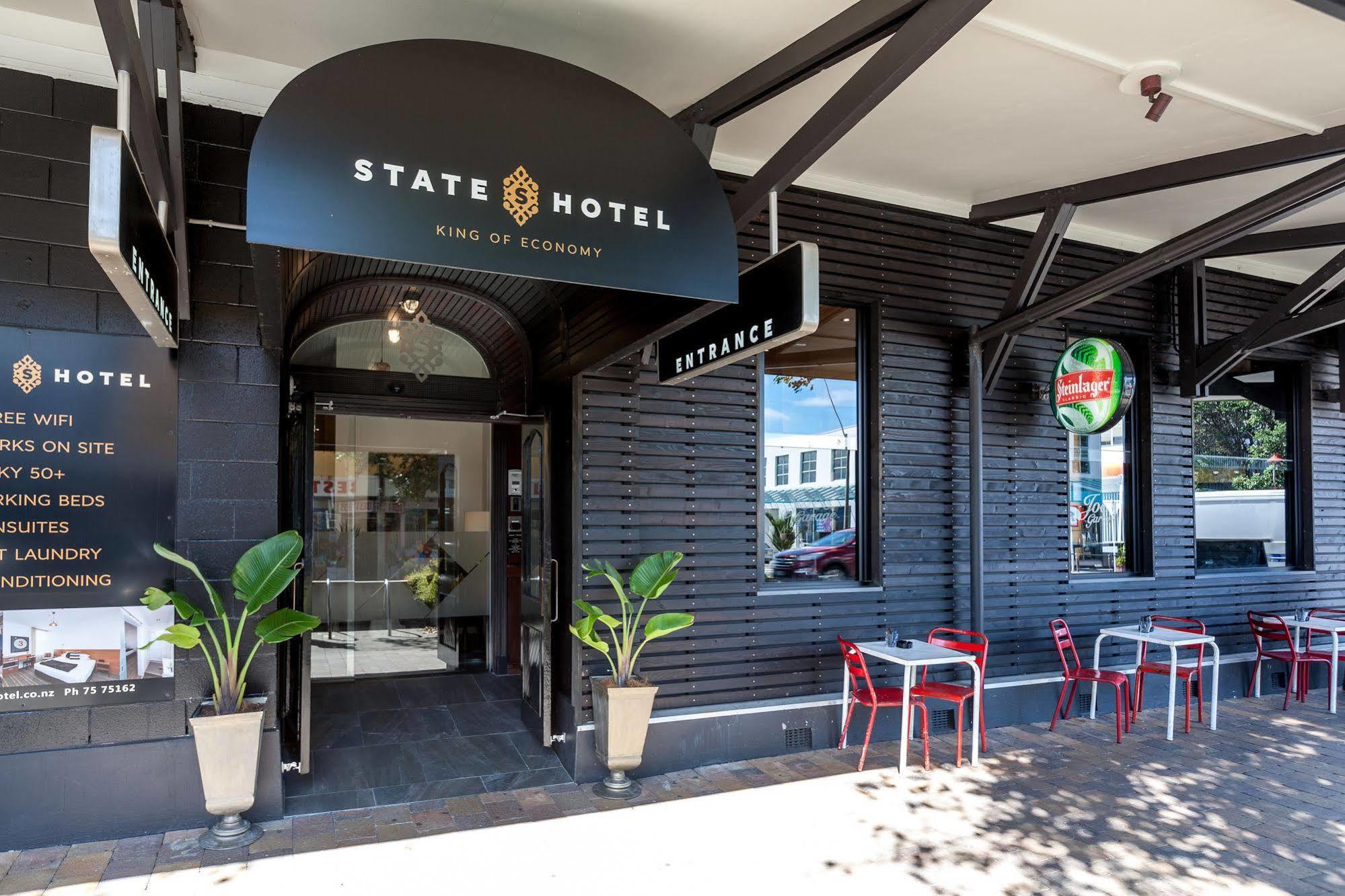 The State Hotel New Plymouth Exterior foto